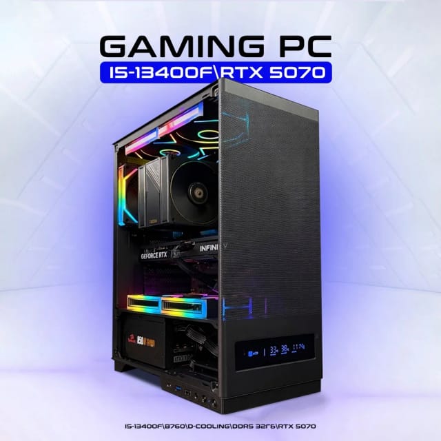 Игровой компьютер Nyan-cat: i5-13400F, RTX 5070 12Gb