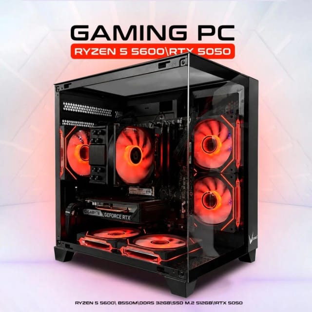 Игровой компьютер First Blood: Ryzen 5 5600, RTX 5050 8 GB
