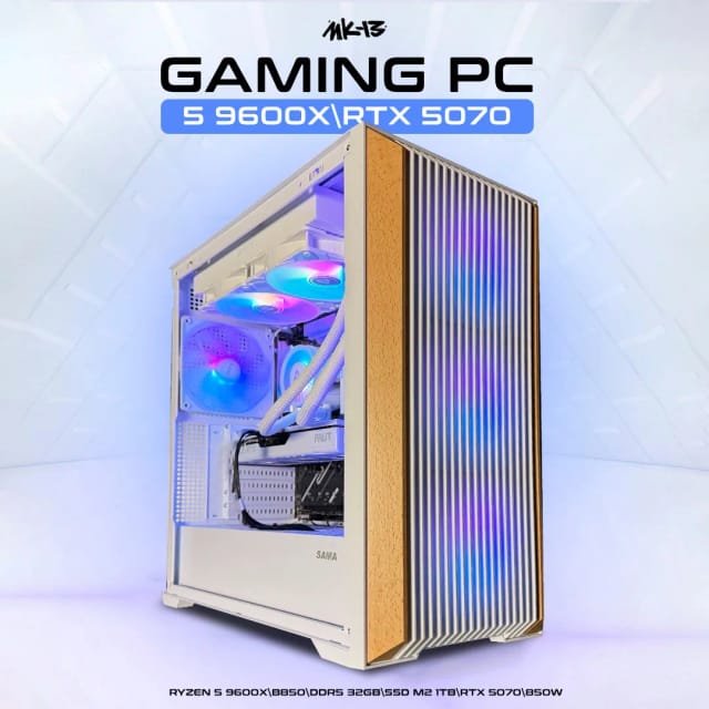 Игровой компьютер Йети: Ryzen 5 9600X, RTX 5070 12Gb